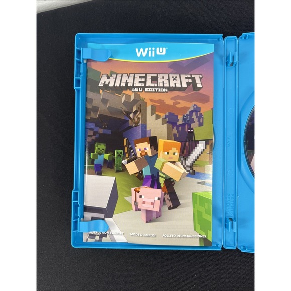 Minecraft (Nintendo Wii U Edition, 2016) w Super Mario Mash Up ~ Missing Manual - Picture 6 of 9